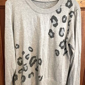 Leopard Print Peloton Sweatshirt